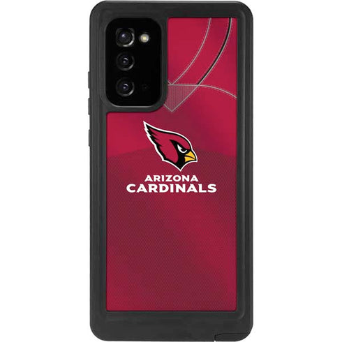 NFL Arizona Cardinals Team Jersey Galaxy Note20 5G Waterproof Case