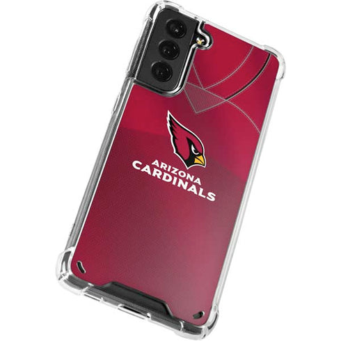 NFL Arizona Cardinals Team Jersey Galaxy S21 5G Clear Case