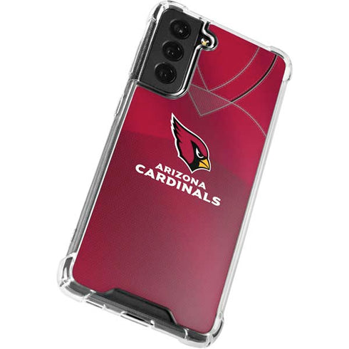 NFL Arizona Cardinals Team Jersey Galaxy S21 FE Clear Case