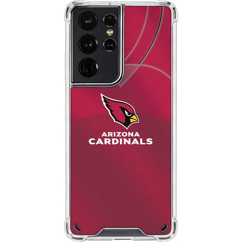 NFL Arizona Cardinals Team Jersey Galaxy S21 Ultra 5G Clear Case