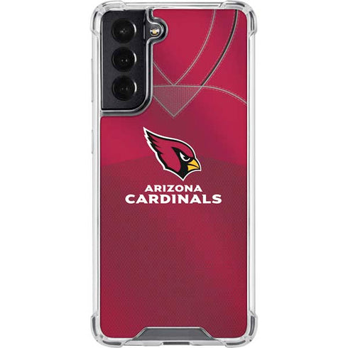 NFL Arizona Cardinals Team Jersey Galaxy S22 Clear Case