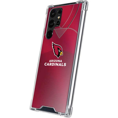 NFL Arizona Cardinals Team Jersey Galaxy S22 Ultra Clear Case