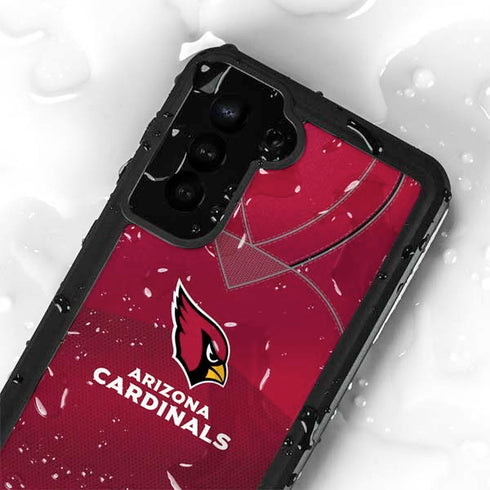 NFL Arizona Cardinals Team Jersey Galaxy S23 Plus Waterproof Case