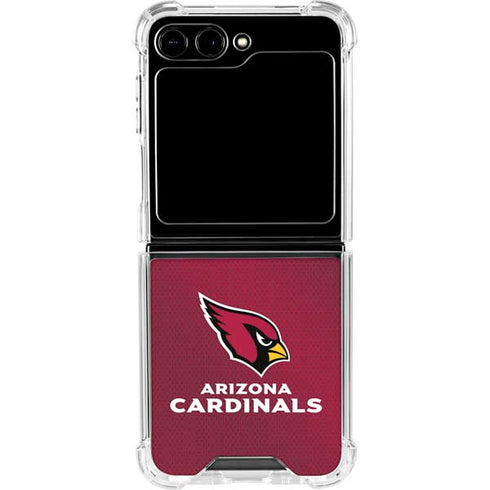 NFL Arizona Cardinals Team Jersey Galaxy Z Flip5 5G Clear Case