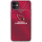 NFL Arizona Cardinals Team Jersey iPhone 11 Clear Case