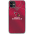 NFL Arizona Cardinals Team Jersey iPhone 11 Clear Case