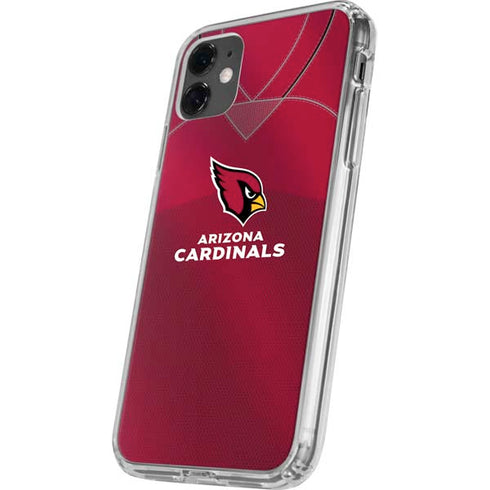 NFL Arizona Cardinals Team Jersey iPhone 11 Clear Case