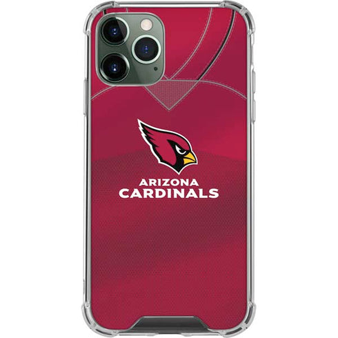 NFL Arizona Cardinals Team Jersey iPhone 11 Pro Max Clear Case
