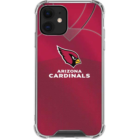 NFL Arizona Cardinals Team Jersey iPhone 12 Clear Case