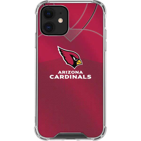 NFL Arizona Cardinals Team Jersey iPhone 12 Mini Clear Case