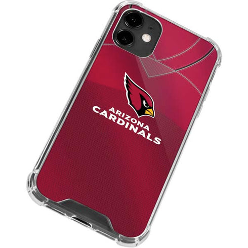 NFL Arizona Cardinals Team Jersey iPhone 12 Mini Clear Case