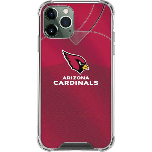 NFL Arizona Cardinals Team Jersey iPhone 12 Pro Clear Case