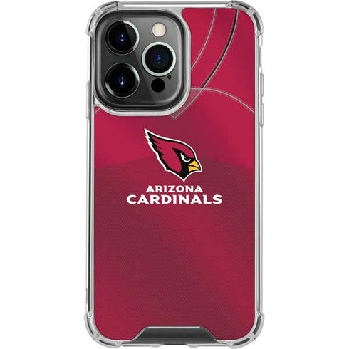 NFL Arizona Cardinals Team Jersey iPhone 13 Pro Clear Case