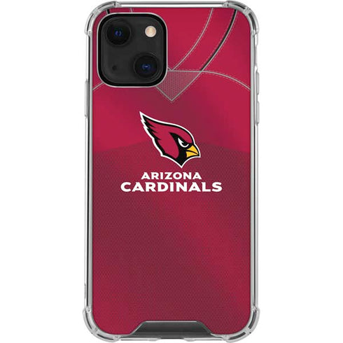 NFL Arizona Cardinals Team Jersey iPhone 14 Plus Clear Case