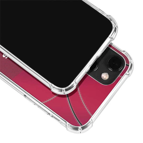 NFL Arizona Cardinals Team Jersey iPhone 15 Plus Clear Case