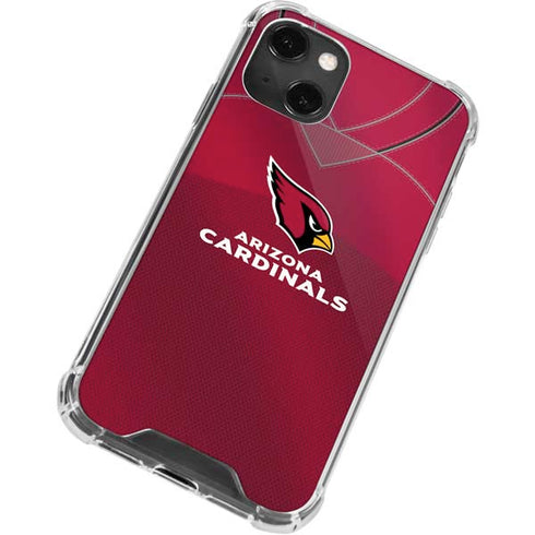 NFL Arizona Cardinals Team Jersey iPhone 14 Plus Clear Case