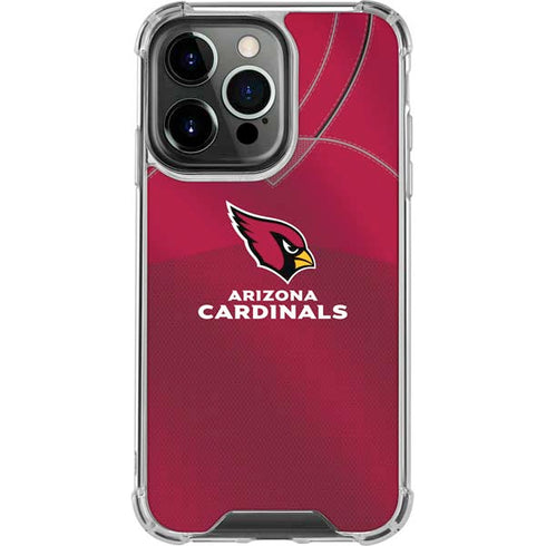 NFL Arizona Cardinals Team Jersey iPhone 14 Pro Clear Case