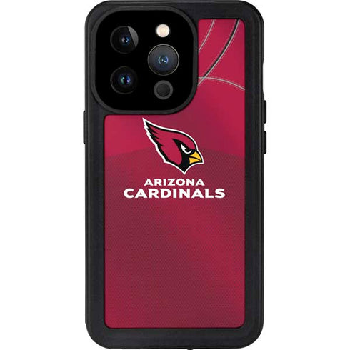 NFL Arizona Cardinals Team Jersey iPhone 14 Pro Waterproof Case
