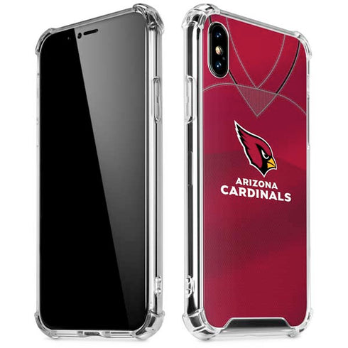 NFL Arizona Cardinals Team Jersey iPhone XS Max Clear Case