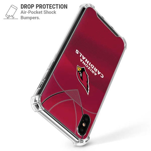 NFL Arizona Cardinals Team Jersey iPhone XS Max Clear Case