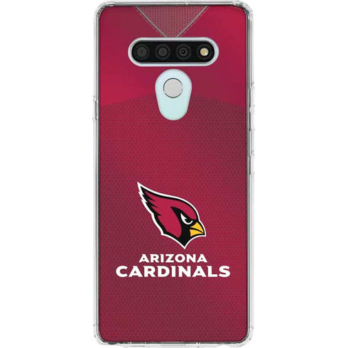 NFL Arizona Cardinals Team Jersey LG Stylo 6 Clear Case