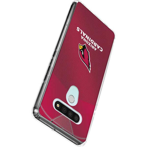 NFL Arizona Cardinals Team Jersey LG Stylo 6 Clear Case