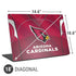 NFL Arizona Cardinals Team Jersey Universal Laptop 18in (14.6 x 10.6in) Skin