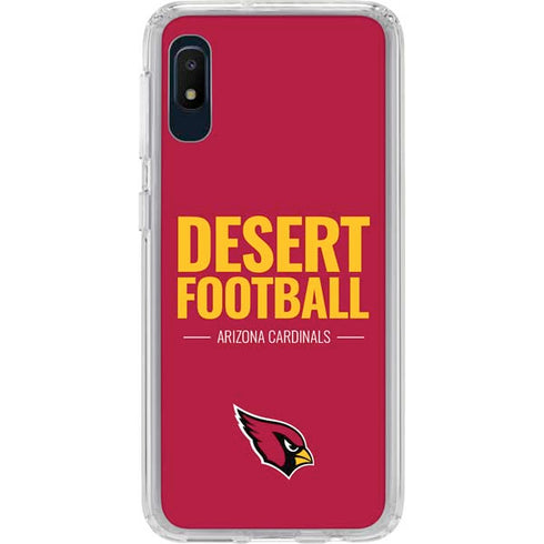 NFL Arizona Cardinals Team Motto Galaxy A10e Clear Case