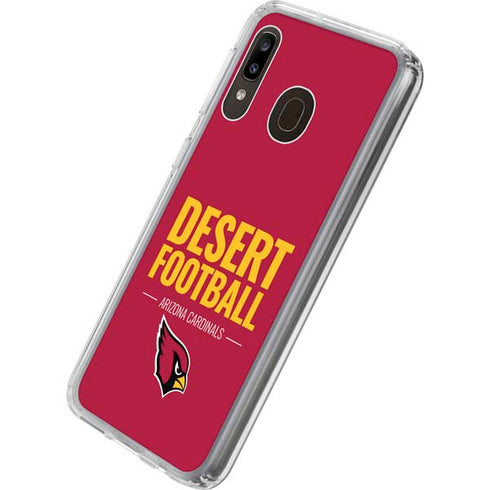 NFL Arizona Cardinals Team Motto Galaxy A20 Clear Case