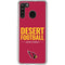 NFL Arizona Cardinals Team Motto Galaxy A21 Clear Case