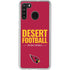 NFL Arizona Cardinals Team Motto Galaxy A21 Clear Case