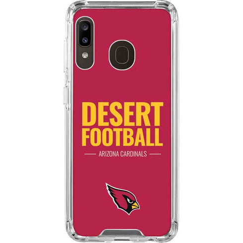 NFL Arizona Cardinals Team Motto Galaxy A30 Clear Case