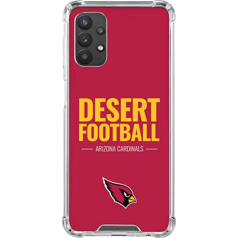 NFL Arizona Cardinals Team Motto Galaxy A32 5G Clear Case