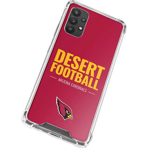 NFL Arizona Cardinals Team Motto Galaxy A32 5G Clear Case