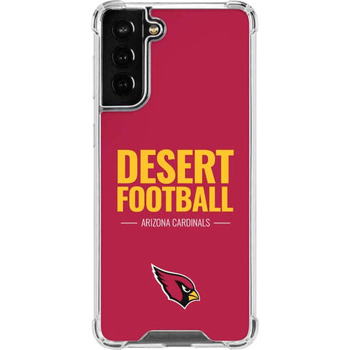 NFL Arizona Cardinals Team Motto Galaxy S21 FE Clear Case