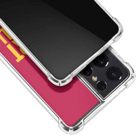NFL Arizona Cardinals Team Motto Galaxy S21 Ultra 5G Clear Case