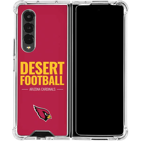 NFL Arizona Cardinals Team Motto Galaxy Z Fold4 5G Clear Case