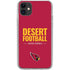 NFL Arizona Cardinals Team Motto iPhone 11 Clear Case
