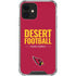 NFL Arizona Cardinals Team Motto iPhone 12 Clear Case