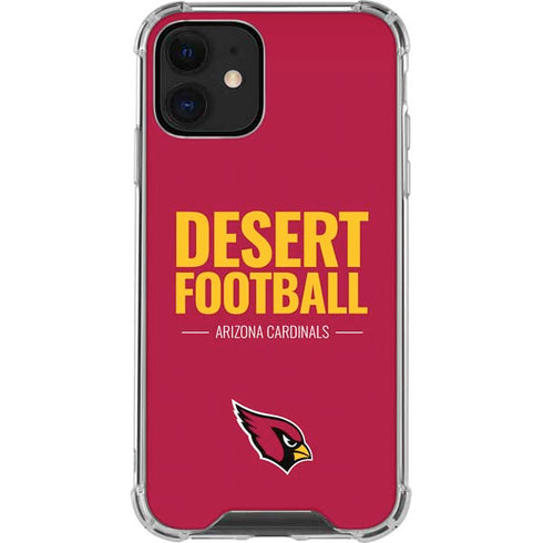 NFL Arizona Cardinals Team Motto iPhone 12 Mini Clear Case
