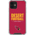 NFL Arizona Cardinals Team Motto iPhone 12 Mini Clear Case