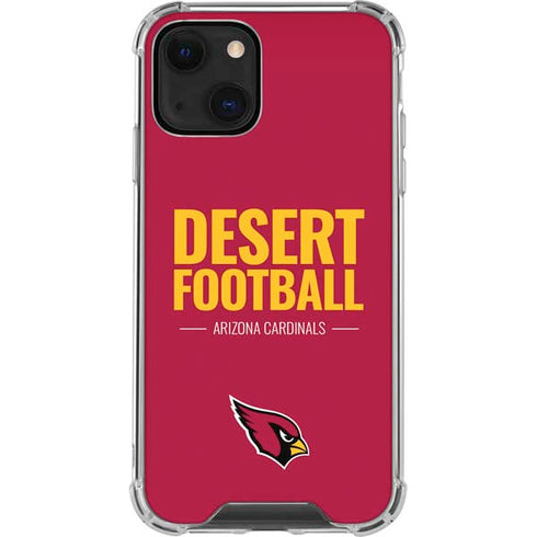 NFL Arizona Cardinals Team Motto iPhone 13 Mini Clear Case