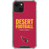 NFL Arizona Cardinals Team Motto iPhone 13 Mini Clear Case