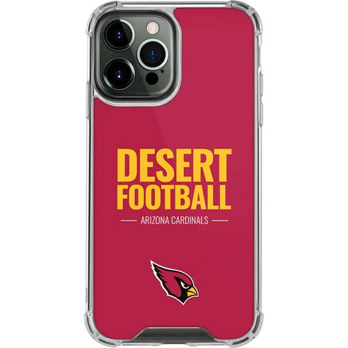 NFL Arizona Cardinals Team Motto iPhone 13 Pro Max Clear Case