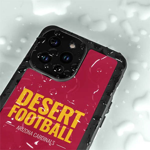 NFL Arizona Cardinals Team Motto iPhone 14 Pro Max Waterproof Case