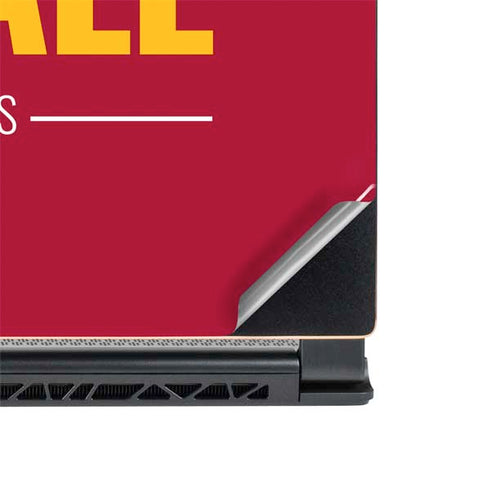 NFL Arizona Cardinals Team Motto MSI GS65 Stealth Laptop Skin