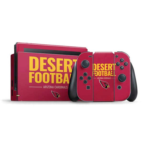 NFL Arizona Cardinals Team Motto Nintendo Switch Bundle Skin