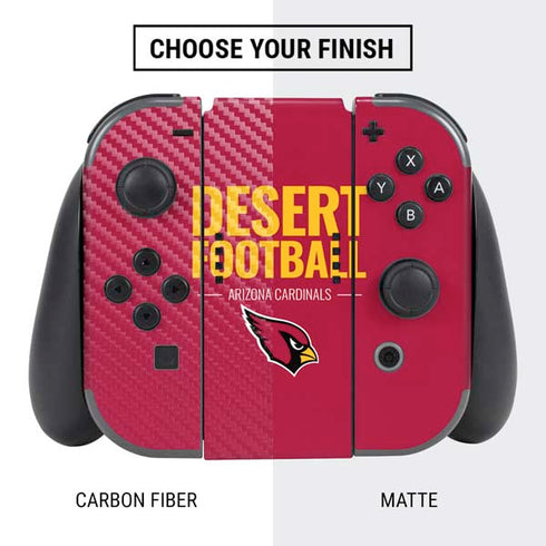 NFL Arizona Cardinals Team Motto Nintendo Switch Bundle Skin