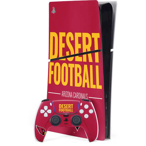 NFL Arizona Cardinals Team Motto PS5 Slim Digital Edition Console Skin