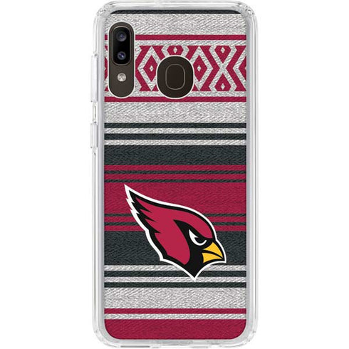 NFL Arizona Cardinals Trailblazer Galaxy A20 Clear Case